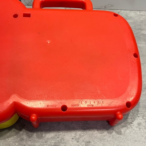 Disney's MICKEY MOUSE Vintage Musical TV - Hand Wind Up MUSIC BOX Toy Goofy - Picture 15 of 16